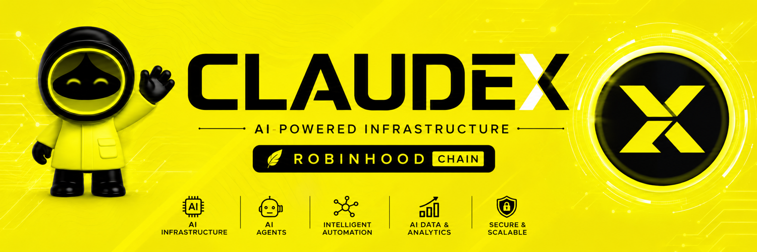 CLAUDEX AI-powered infrastructure on Robinhood Chain